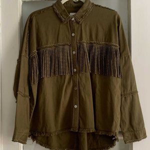 Zara Fringe Jacket
